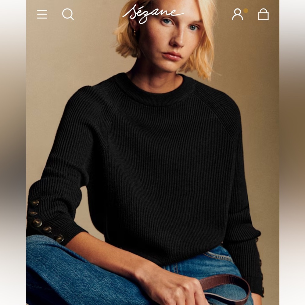 SEZANE wool sweater - Picture 2 of 8
